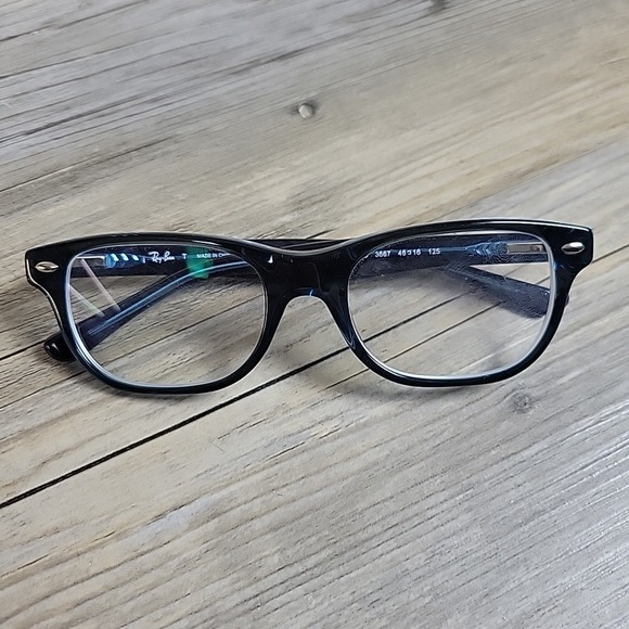 Ray-Ban RB 1555 3667 Kids Eyeglasses‎ Frames Blue 46-16-125 Full Rim - Picture 7 of 9